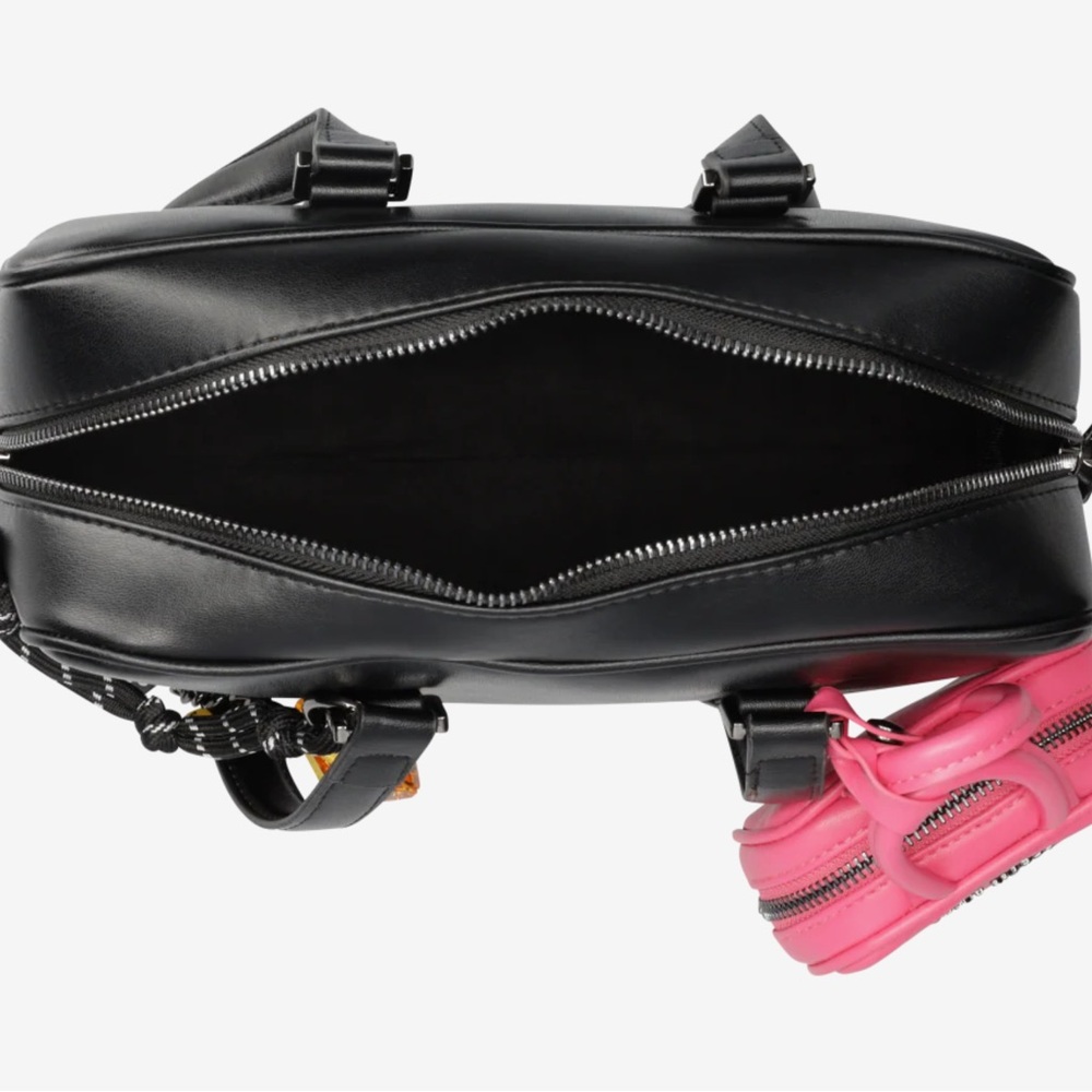 Steve Madden Bharlan Black Pink Shoulder Bag New - Picture 4 of 7